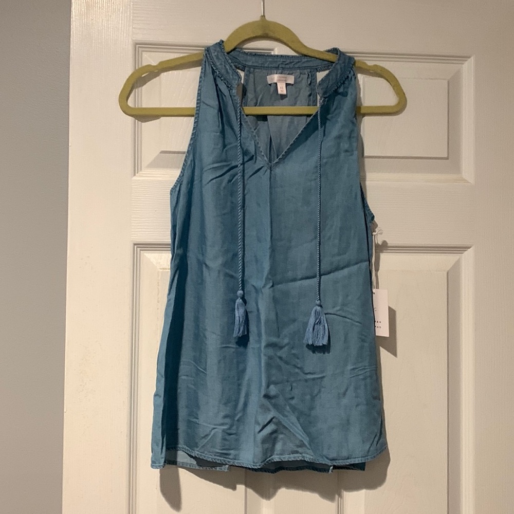 Lauren Conrad denim blouse